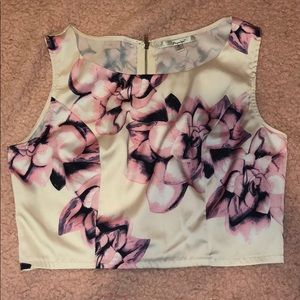 Flower crop top